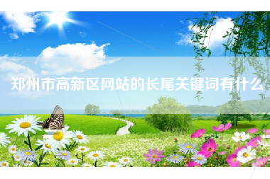 郑州市高新区网站的长尾关键词有什么